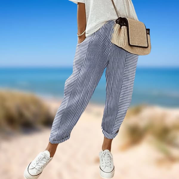 Lory™ | Pantaloni Donna Casual a righe