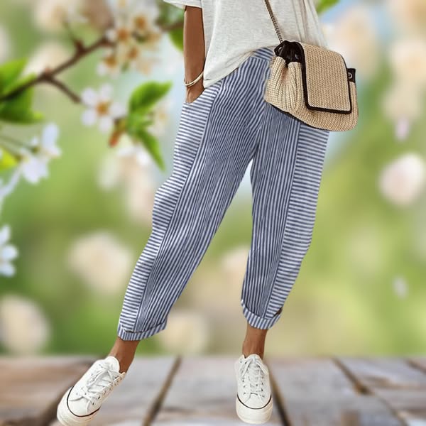Lory™ | Pantaloni Donna Casual a righe