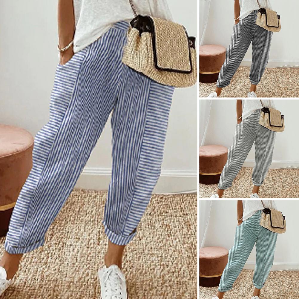 Lory™ | Pantaloni Donna Casual a righe