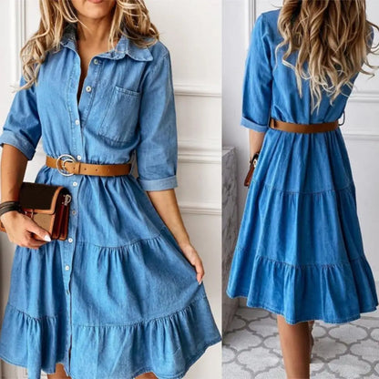 Aida™ | Abito in Denim leggero
