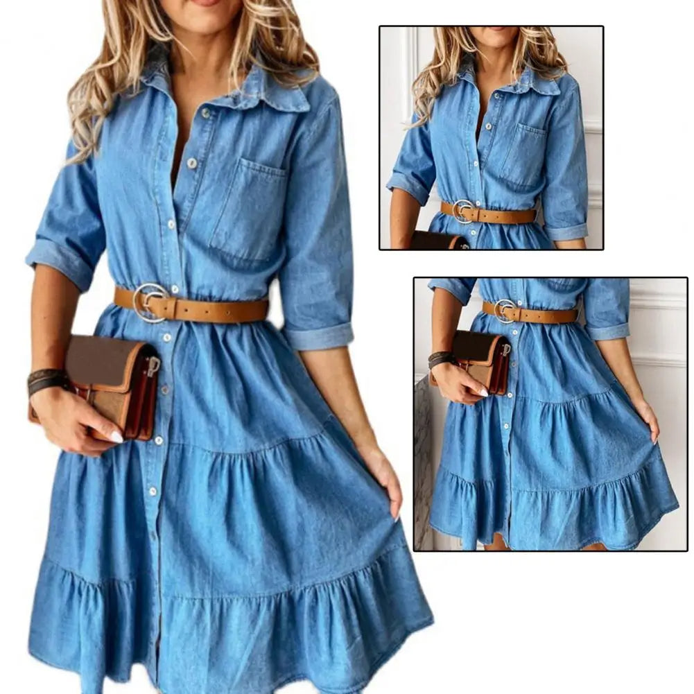 Aida™ | Abito in Denim leggero