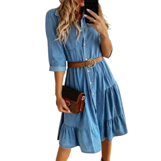Aida™ | Abito in Denim leggero