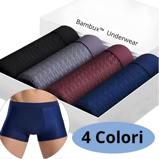 Bambux™ | 4 Boxer in fibra di Bambù